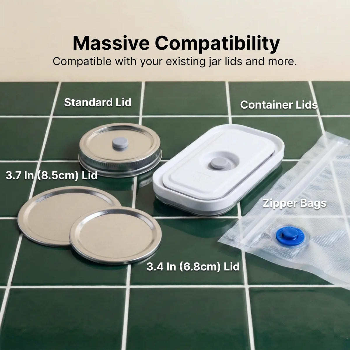 Kivo 6-in-1 Food Vacuum Sealer